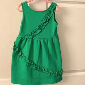 Incredible green 5T dress for girls , Used